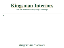 Tablet Screenshot of kingsmaninteriors.co.uk